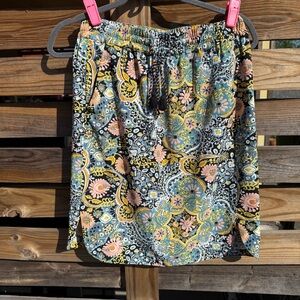 Floral Patterned Women's Skirt